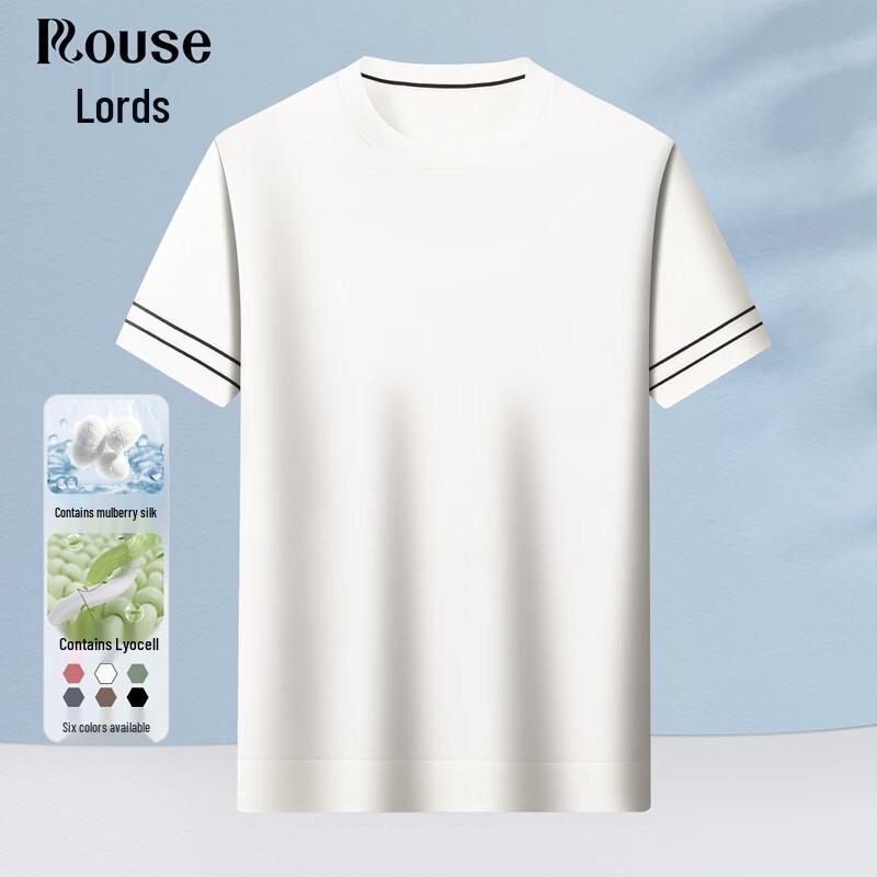 Men s Lyocell & Silk Blend Short Sleeve T-Shirt 175