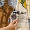 Boho Sunflower Mandala Phone Case for IPhone 17AIR 16E 16 15 14 13 12 11 17 Pro Max Plus Double-layer Back Cover