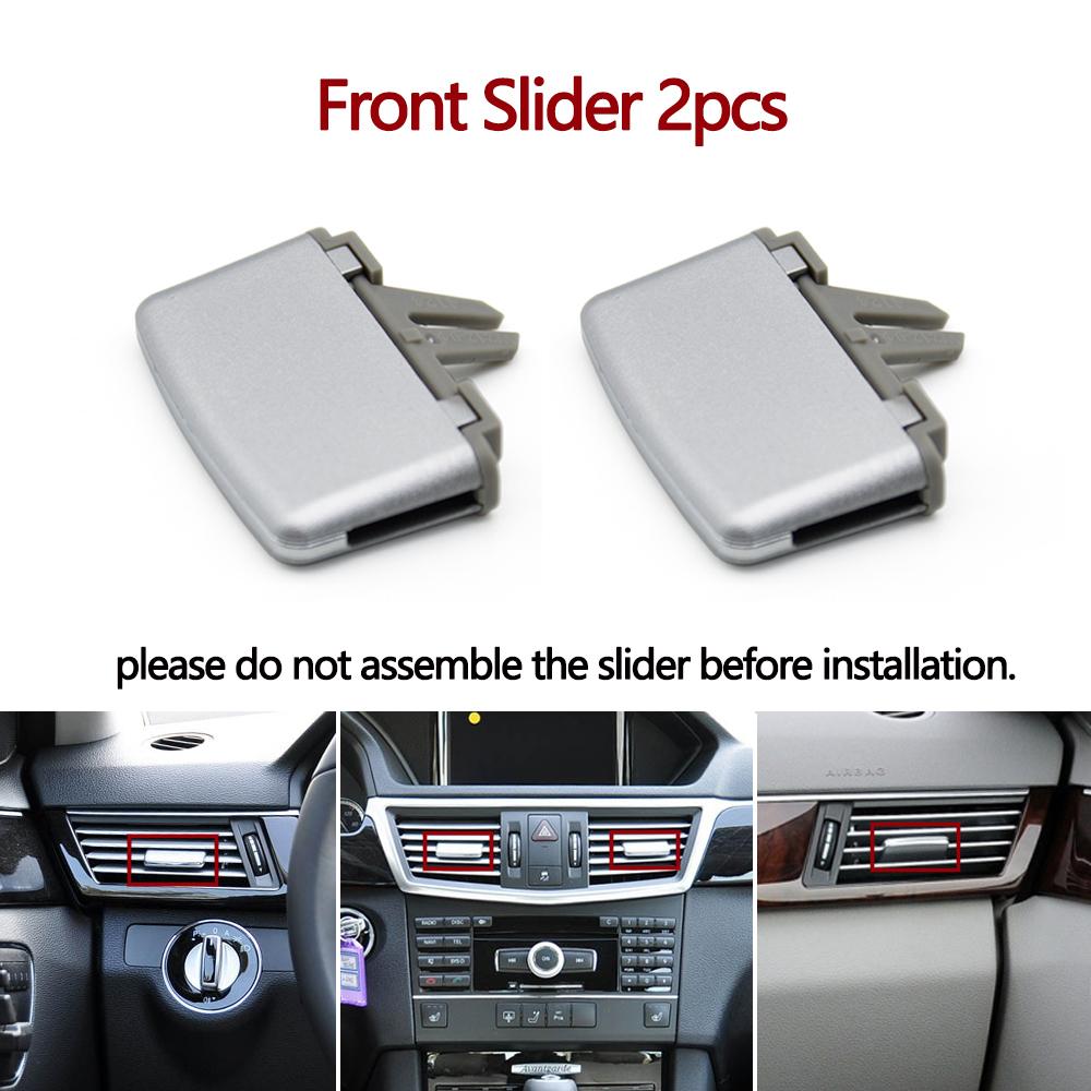 Car Front Dashboard Left Right Middle Air Vent Grille Repair Kit For Mercedes Benz E Class W212 E350 E550 2009 2010 2011 2012
