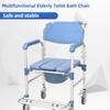 Multi Functional Elderly Toilet Chair Aluminum Alloy Bathroom Shower Chair Household Care Auxiliary Shower Seat