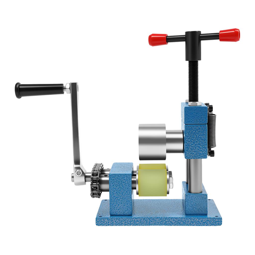 Manual Jewelry Bending Machine, 45# Iron Ring Bracelet Press with Grooves,Desktop Manual Bender for Jewelry Making,Craftsmen DIY