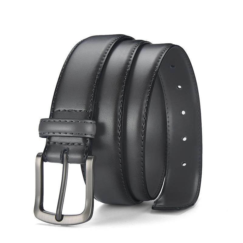 Belt Men'S Leather Retro Business Casual Leather Belt Belt Men'S Cowhide Belt
