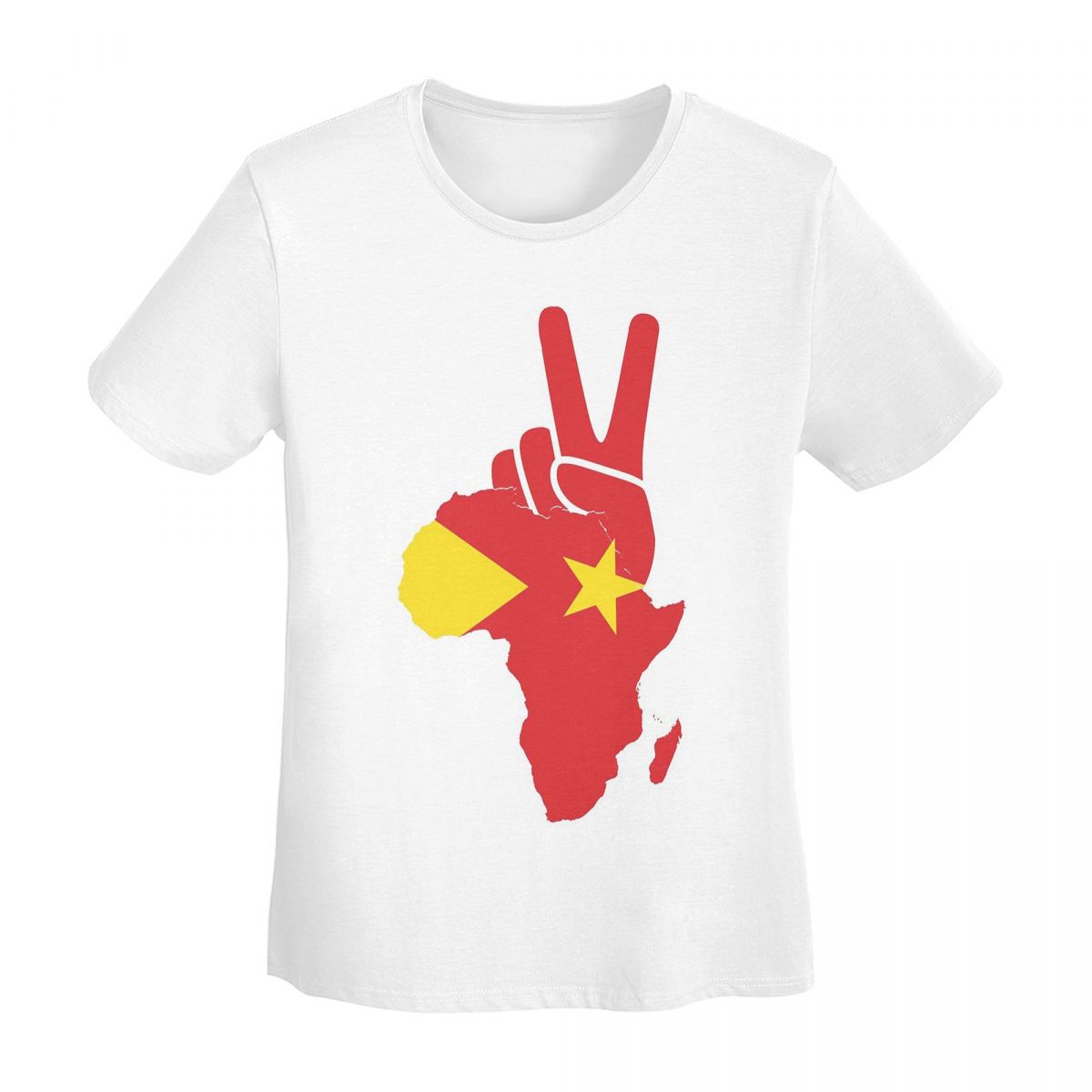 

Tigray Peace Africa Proud Flag Ethiopian Tigray TShirt Women Short Sleeve T Shirts Round Neck Clothing Cotton Tees Streetwear S
