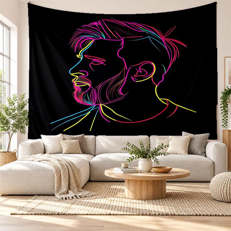 Lionel Messi Wall Tapestry, Soft Fabric Wall Hanging, Decorative Backdrop For Bedroom Home Wall Art