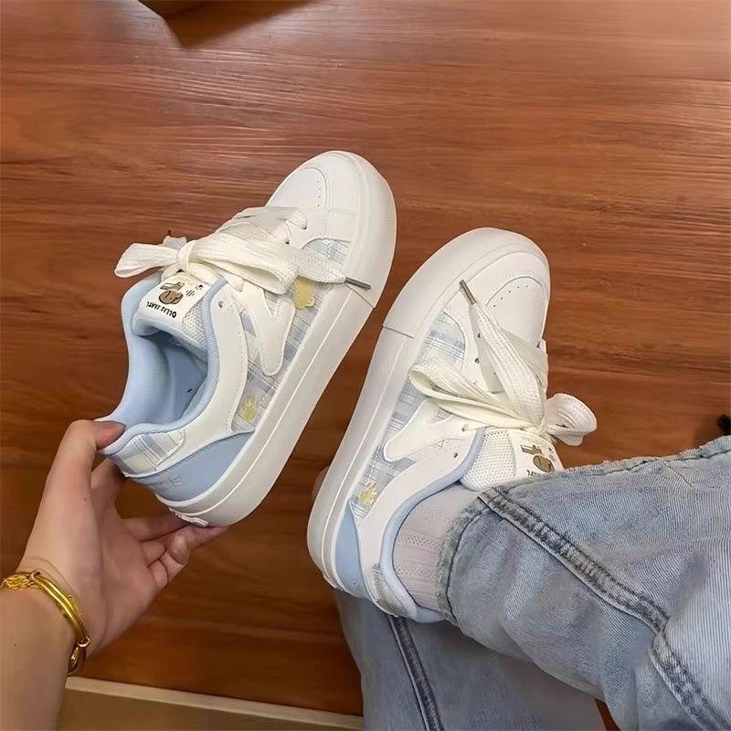 New Versatile Sneakers, Breathable Thick-soled Casual Bread Shoes