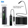 Wireless Endoscope Wifi Borescope Inspection Camera 1200P Hd Ip68 Waterproof Snake Camera With 8 Led For Android Ios Tablet Pc