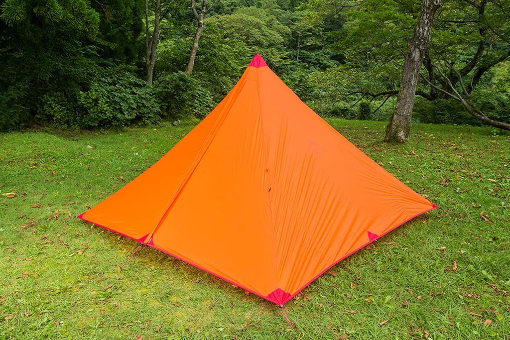MSR Outdoor Camping Monopole Shelter Front Range Orange Official 37038 4-Person [Japan Product]