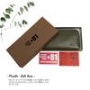 PLUS EIGHT ONE +81 Men's Long Wallet, Genuine Leather, Thin, Large Capacity, Made in Japan with Tochigi Leather, Slim, Premium Leather, L-Shaped