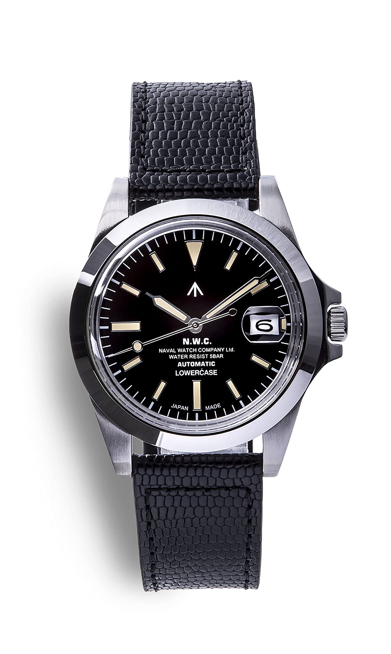 

Військово-морський годинник виробництва Black band LOWERCASE:Циферблат FRXA002/шкіра чорний