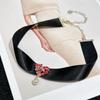 Latest Hot Brand Vintage Women's Necklaces Luxury Jewelry For Women Pearl Design Pendant Lady Party Black Rope Heart Choker