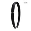 Black Simple Wide Headband Girl Women Black White  DIY Craft Material Cloth Headband Semi-finished Hair Accessories