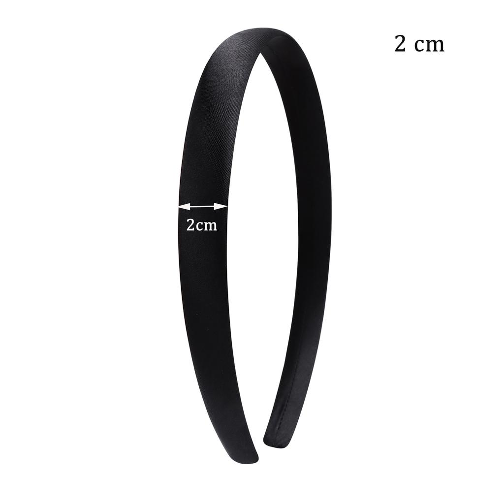Black Simple Wide Headband Girl Women Black White  DIY Craft Material Cloth Headband Semi-finished Hair Accessories