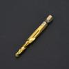 HSS 6.35mm Hex Shank Tap Drill Bit Through-Hole Inner Chip Removal Tap Drill 15mm(M3)