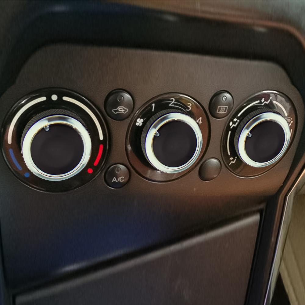 3Pcs Car AC Knob Air Conditioning Knobs Heat Control Switch Button Knob for Suzuki Swift Ciaz Splash Mazda VX-1 ERTIGA