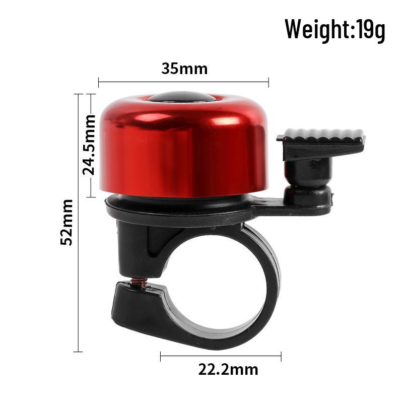 Colorful Mini Bicycle Bell - Loud Thumb Ring for Bikes and Scooters