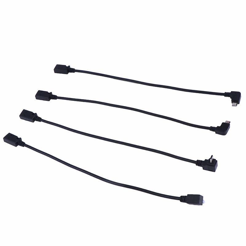 90 Degree Micro Usb Male To Mini Usb Female Adapter Converter Cable