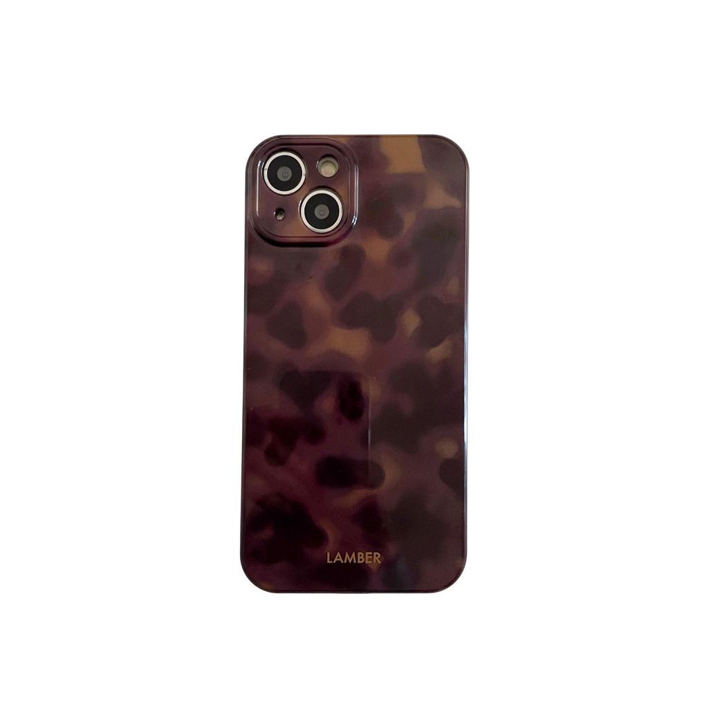 Amber Personality Drop-Proof Phone Case for iPhone 17 Pro Max/16/14/13 - Korean Style for Women