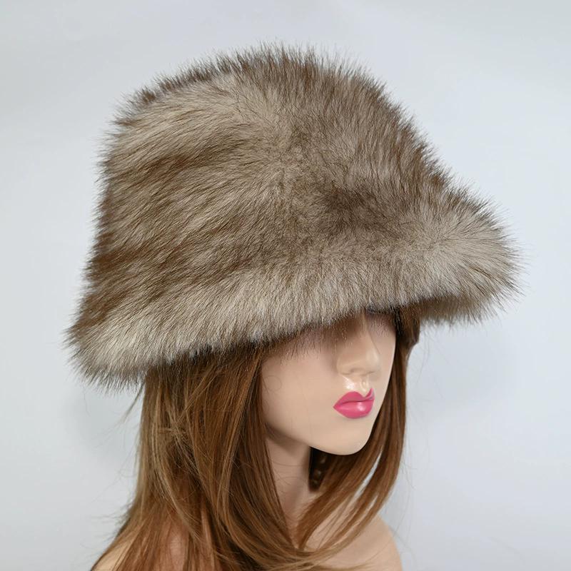 

WTEMPO Women s Verstaile Casual Retro Elegant Warm Plush Hats Women s Autumn Winter Cold-proof Windproof Solid Color Furry Hats 2pcs*one size хаки