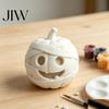 DIY Craft for Kids 3D Printed Halloween Mummy Figurine, Blank Paintable Bandage Ghost Pumpkin Statue, Unique Project Mini Desktop Ornament Window Yard