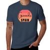 Granada Spain  Retro TShirt Plus Size Outdoor Casual Top