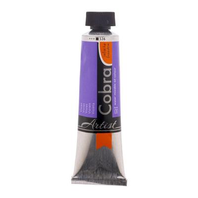 Oil Paint - Cobra - Violet - 40ml Tube - Watermixable - Artist Quality
