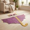 Dinosaur Cape Wing-Like Costume with Tail Comfortable for Young Children