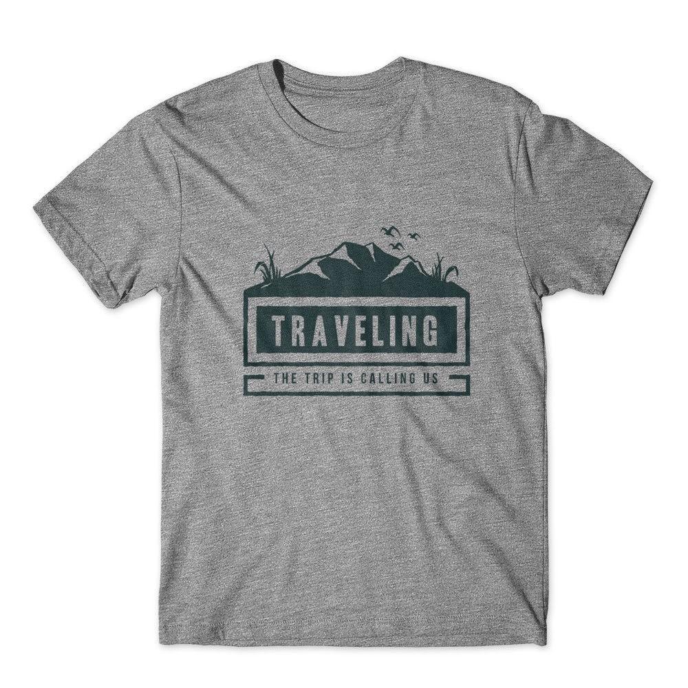 

Traveling T-Shirt. 100% Cotton Premium Tee NEW 4XL