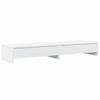 Vidaxl Podstawka Pod Monitor, Z Szufladami, Biała, 100X27X15 Cm