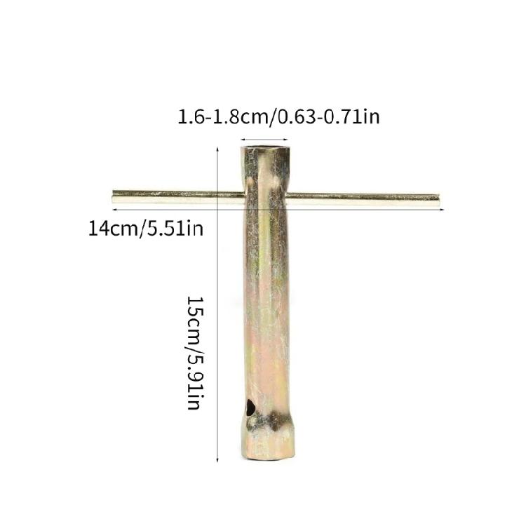 Spark Plug Socket Wrench 16/18mm Spanner Tool Ignition Disassembly Spanner Tool