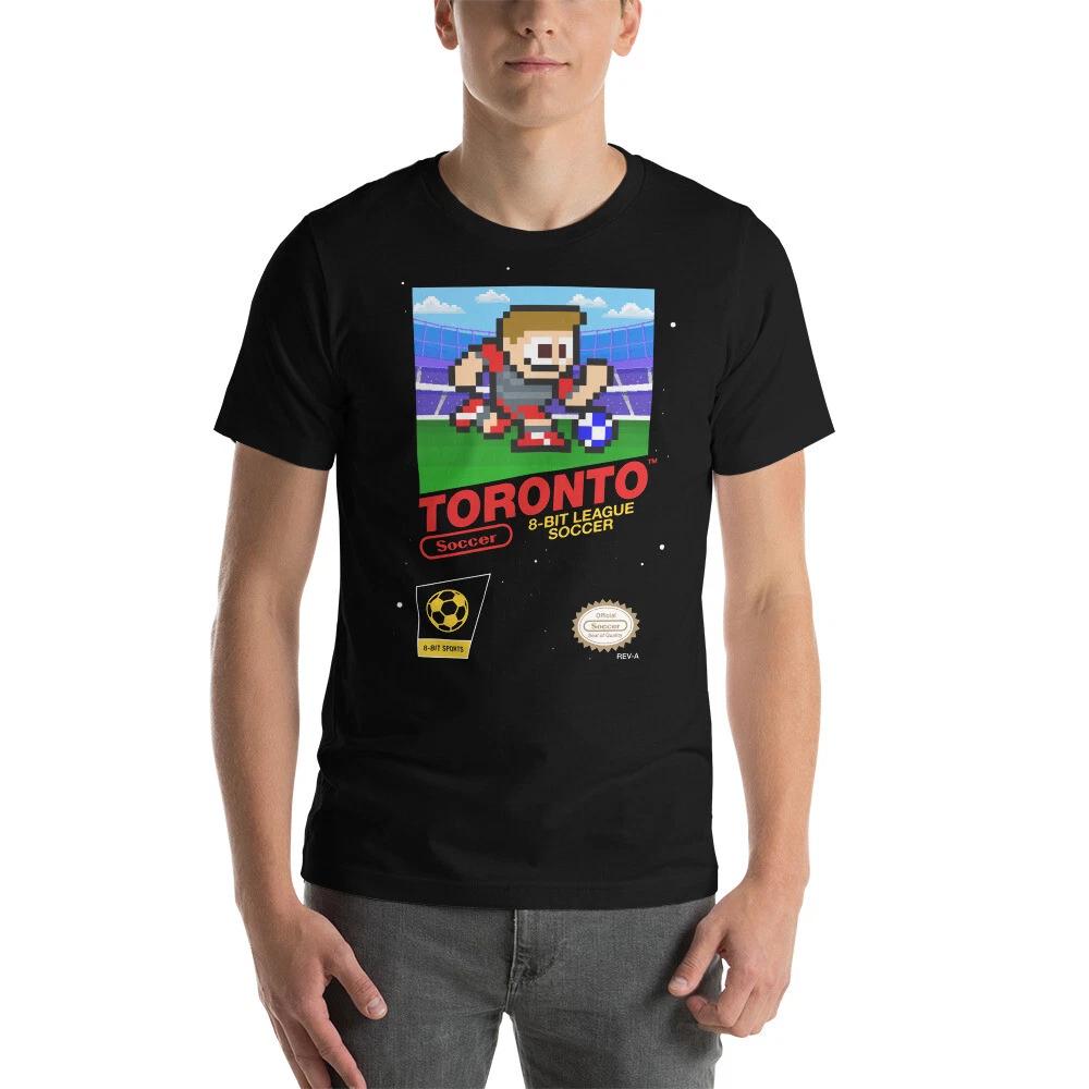 Toronto FC 8-bit Retro NES League Soccer Football Club Jersey Kit T-Shirt 3XL