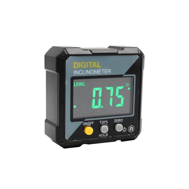Mini Digital Protractor White Backlight Digital Level Box Mini Digital Inclinometer 0-10m чёрный