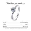 GRA Certification S925 Sterling Silver 0.5CT Moissanite Engagement Ring Twisted Paved Side Stones Rhodium/Gold Plated for Women