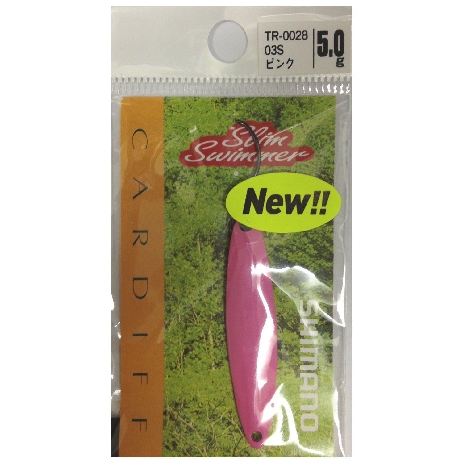 

SHIMANO Cardiff Area Spoon Slim Swimmer 03S Pink 713773 Lure 5.0g TR-0028