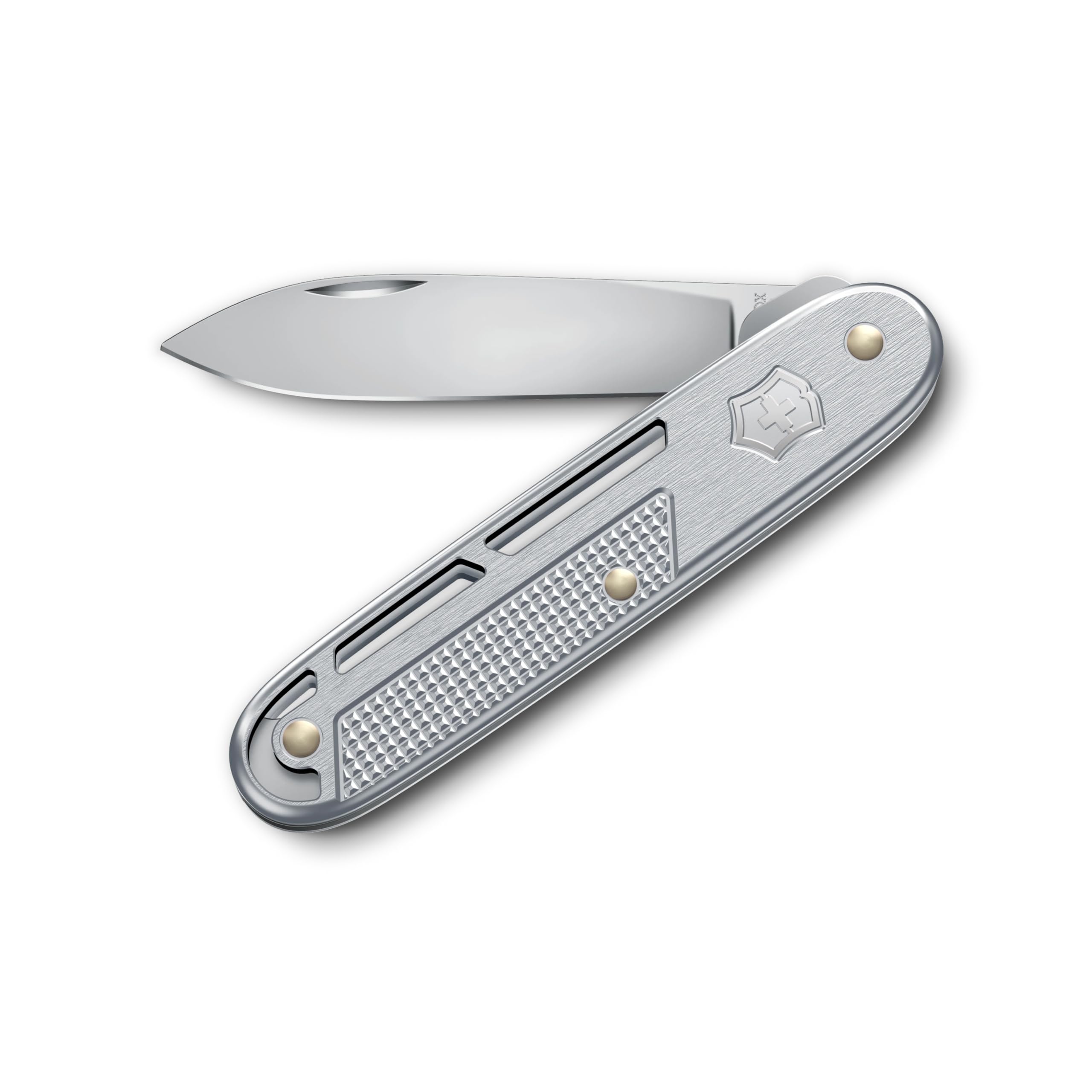 

VICTORINOX ALOX Refined One-Fold Silver Multi-Tool Knife 2 Functions Swiss Made Compact Survival Camping Disaster Preparedness Silver 0.8006.26