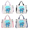 Steal Brainrot Canvas Shoulder Bag Six Seven Cartoon Pattern Print Crossbody Boys Girls Fashion Large Capacity Handbag A 67 Kid Friendly Entertaining
