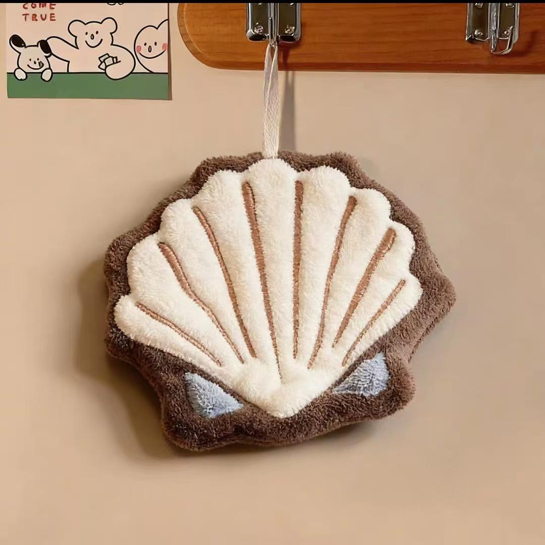 

Starfish Hand Towels Absorbent Towel Kitchen Handkerchief Accessories Hanging Towels for Hands Bathroom Wipe Hands Towels