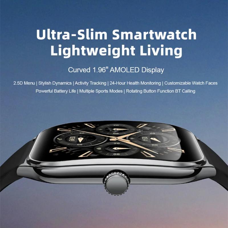 2025 Nové Ultratenké AMOLED Chytré Hodinky Muži 386*448HD Obrazovka Módní Dámský Sportovní Náramek BT Volání Vodotěsné Chytré Hodinky