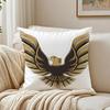 Golden American Car P-Pontiaces Cushion Cover Linen Pillowcase Soft For Sofa Bed Home Room Decor