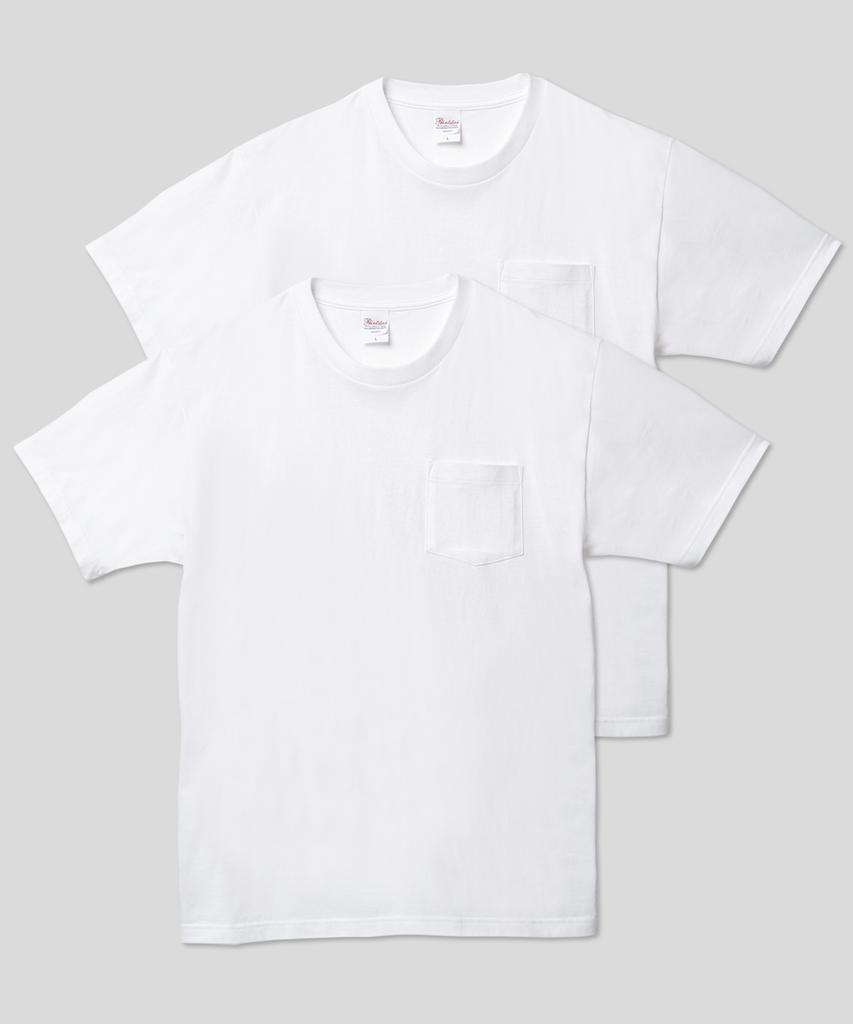 Peulinteuseuta [2Pack] 17-Count Basic Pocket Plain Short Sleeve T-Shirt