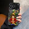 Anime One Piece Luffy Zoro Funda Back Phone Cover Case for iPhone 17 Pro Max Air 12 7 8 SE 15 13 Mini 11 14 16 Plus XS XR