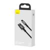 Cable Baseus  Baseus Tungsten USB - Lightning Cable 2.4 A 2 M Black (CALWJ-A01)