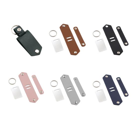 Imitation Leather Keychain Women Small Exquisite Lettering Style Mother Day Keychain