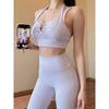 Fashion Stylish Bubble Wrap Big Breast Training Fitness Suit