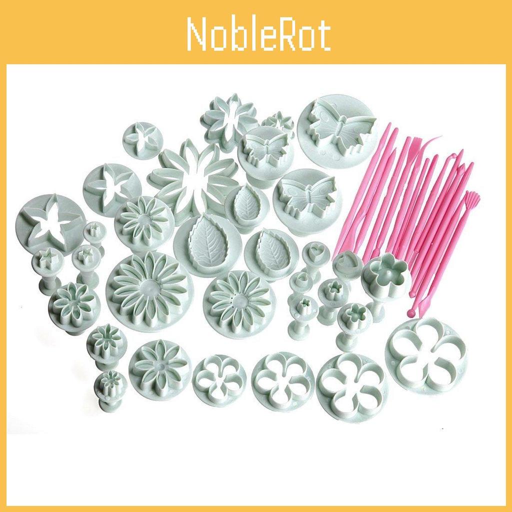 Comprehensive 47pcs Sugarcraft Cake Decorating Fondant Icing Bakery Tool Set