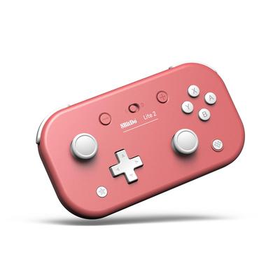8BitDo Lite 2 Bluetooth Gamepad for Switch and Raspberry Pi Switch, Lite, Android, (Pink)