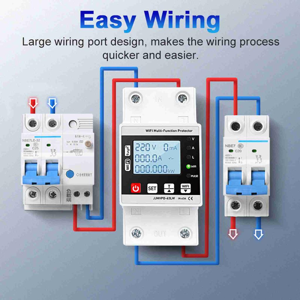Automatic Reclosing Protector Multifunctional Overvoltage Undervoltage Intelligent Reclosing Protector