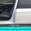 1 Piece Auto Sealant Strips 80Cm Car Door Edge Seal Strip Rubber B-Pillar Weatherstrip Soundproof Dustproof Car Accessories