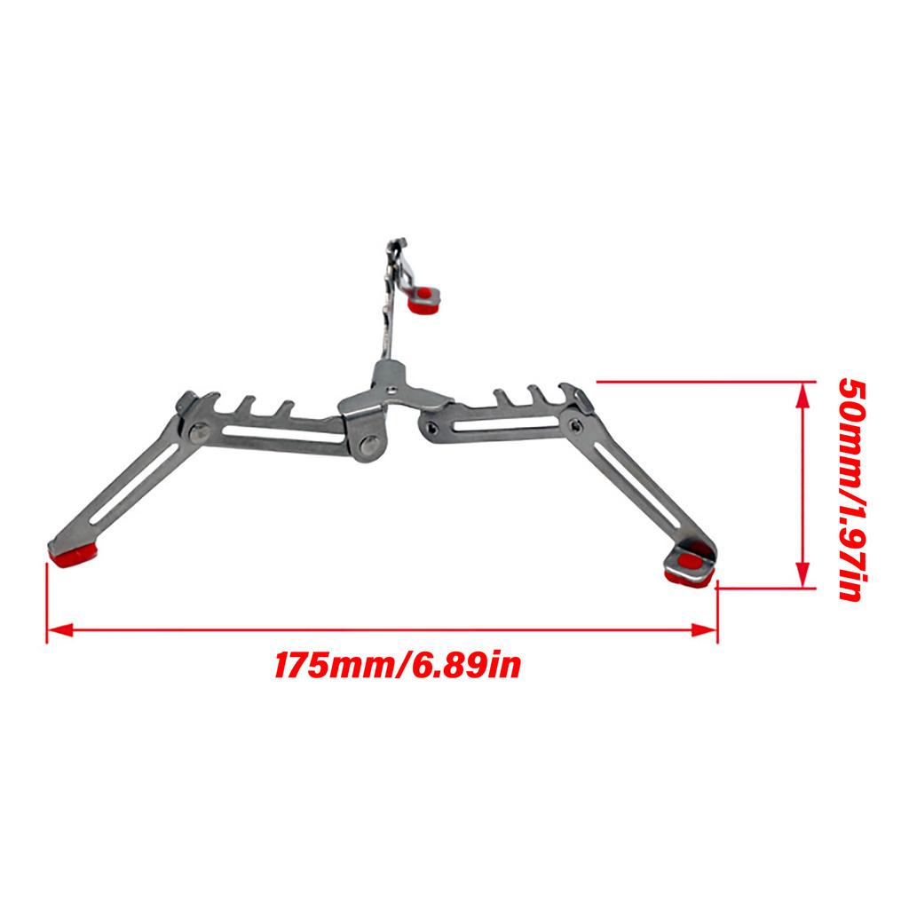 Gas Tank Bracket Foldable Canister Stand Gas Canister Support Gas Tank Stand Bracket Tripods Stove Flat Gas Tank Holder