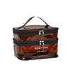 Women's Double-Layer Waterproof Cosmetic Travel Bag - Large Capacity & Portable