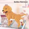 Cartoon Animal Building Blocks Diamond Bricks Creative Pet Dog Famous Husky Poodle Model Educational Toys Kids Adults Gifts